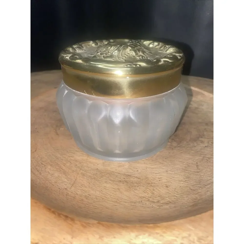 VINTAGE ESTEE LAUDER Re-Nutriv Face Powder Shell Jar, EMPTY, COLLECTIBLE 3 oz